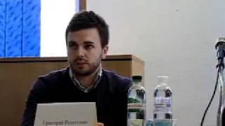 Григорий Решетников в Институте журналистики