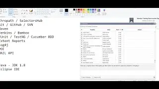Selenium Training Demo session Day 1 - Batch May 2021
