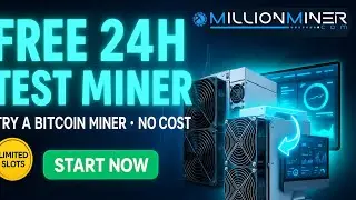 Get a Free Bitcoin Miner for 24hours with MillionMiner.com