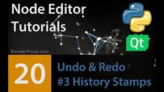 Node Editor Tutorial 20: Undo & Redo #3 - History Stamps