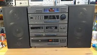 JVC CA-E23L stereo system repairs, replacing idler tyres with o-rings