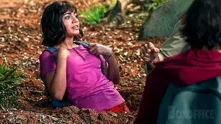 Atrapada en las arenas movedizas flatulentas | Dora y la ciudad perdida | Clip en Español