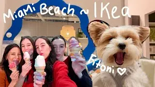 A Week in Miami✨ Focaccia, Shopping, Ikea🍦♡Trillizas | Triplets