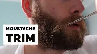 How to Trim a Moustache with Scissors