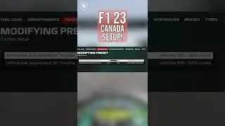 #F123 Canada Setup! 🏎️ #shorts