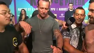 SALT PAPI vs ANDY WARSKI (FULL WEIGH IN) | MISFITS x DAZN BOXING | KSI vs SWARMZ/PINEDA UNDERCARD
