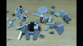 LEGO Microfighters 75030 Millenium Falcon Stop Motion build up