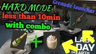 Clear 3 floor Bunker HARD MODE in less than 10min +Grenade launcher | Last day on earth
