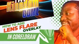 How to add lens flare overlay in Corel Draw |  Corel Draw 2024 #lensflareeffects