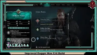 Assassin's Creed Valhalla- Improved Dagger Max Crit Build