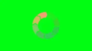 Loading process green screen effects