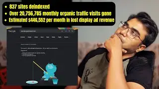 $50,000+ Monthly Earning Website De-indexed by the Google March 2024 AI spam manual action