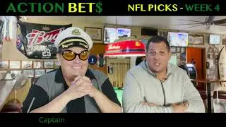 NFL Picks - Week 4 on Action Bets #nflweek4picks