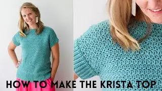 How to crochet a top | Crochet for beginners | Crochet clothes |the Krista Crochet Top | Summer Tops