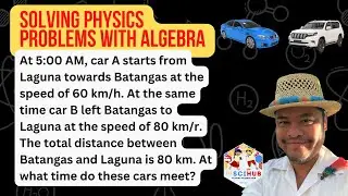Solving Physics Problems with Algebra: When will two cars meet?