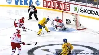 Linus Omark scores dazzling goal vs Russia - Nov 7th, 2015 (HD)