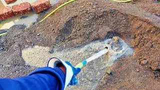 soil removing process from sand || बालू से मट्टी निकआल नेका अदभुत तरीका water pressure