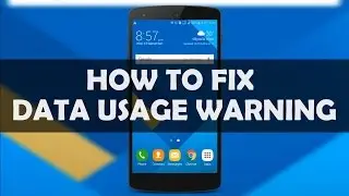 100% WORKING METHOD DATA USAGE WARNING KAISE BAND KARE | डाटा यूसेज वार्निंग कैसे बंद करें