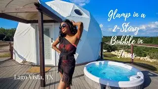 Glamp at Udoscape: 2-Story Texas Bubble near Austin
