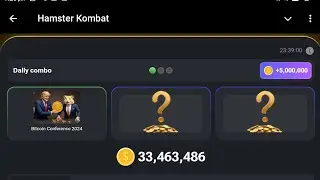 Hamster Kombat Daily Combo 🐹 /5,000,000 🪙 Up For Grab.