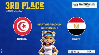 🤾 DAY 9/ MATCH 3rd - 4th //TUNISIA - EGYPT // 26TH CAN SENIORS DAMES KINSHASA 2024