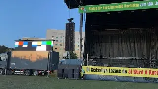 Festival alanından canlı hazırlıklar ne durumda