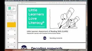 Assessing Non-Word Decoding | Adapted LLARS for AAC Users