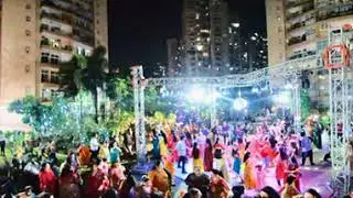 360 Video, Dandiya Night, Arihant Ambience, Crossing Republic 1st Oct 2022, Insta360 ONE X2