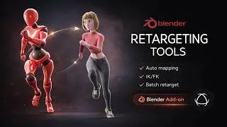 Blender RETARGETING TOOLS ADD ON for MOTION CAPTURE [Beta Presentation]