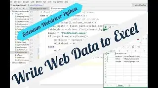 Web Scraping and Data Export to Excel Using Selenium and Python