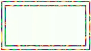 White screen double border line frame video | white border frame video