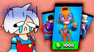 GASTE 1000 GEMAS en LAS PEORES SKINS DE BRAWL STARS