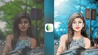 Lightroom Blue tone Snapseed photo editing | Snapseed photo editing | Photo editing#editing #youtube