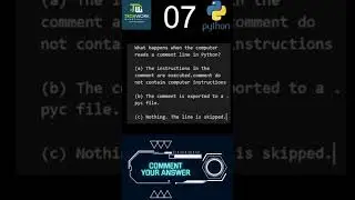 Python Quiz Question 1 #sorts #quiz #python