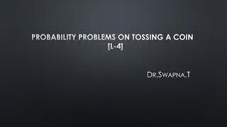 Problems on tossing a coin