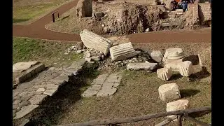 Огромные блоки и колонны у Circo Massimo