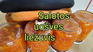 Salotos uošvės liežuvis žiemai