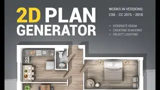 2D Plan Generator Photoshop Action