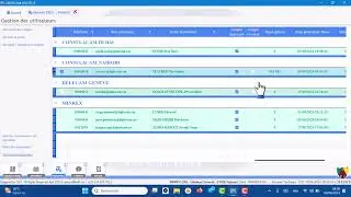 #2  MODULE PARAMETRE  : GESTION UTILISATEUR - RECUPERATION DU COMPTE