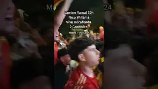 لمين دخل التاريخ  / فرحة لا توصف ✌️#lamineyamal