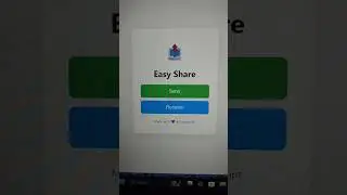 Easy Share App Home Interface Using JavaScript | HTML CSS JS Project UI Design