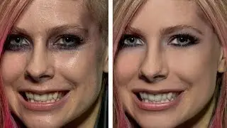 Avril Lavigne Photoshop Makeover