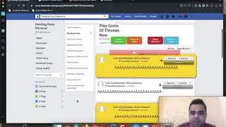 Facebook group delete or accept pending posts - Delete group posts with one click
