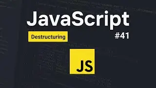 JavaScript Destructuring [ Array + Object Destructuring ] | #41