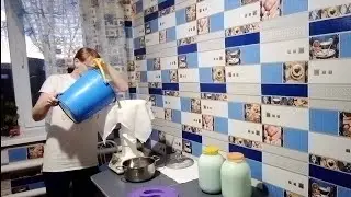 Бычок рычит как медвежонок/ Утренняя сепарация молока