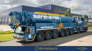 LIEBHERR LTM 1750-9.1 | SARENS PSG | PROCESS VIDEO + FINAL RESULT | Paint shop Gouweleeuw