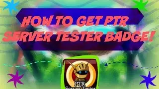 AQW Tutorial- How to Get PTR Server tester badge