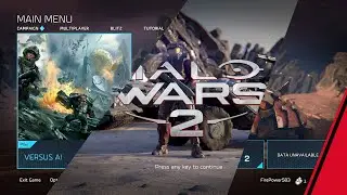 Halo Wars 2 Title Screen and Main Menu Theme Song | ( 60fps )