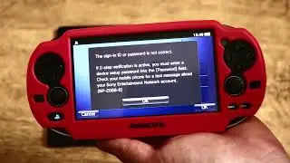 How do I set up 2 Step Verification on  PSVITA