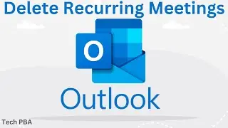 How to delete recurring meetings in Microsoft outlook